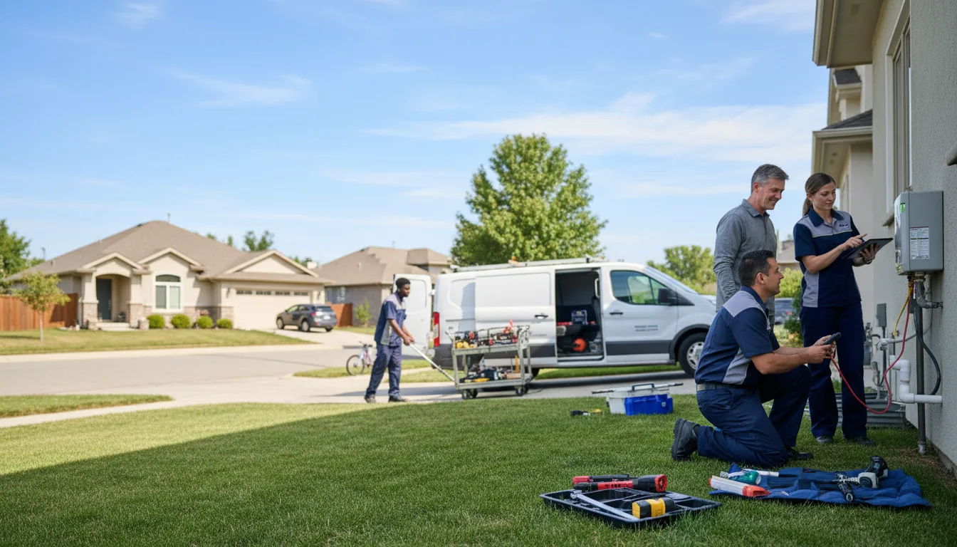 Tankless water heater service in Lowden, IA